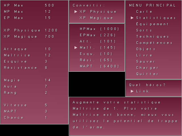 Agrandir la photo (Menus de gestion des Statistiques)